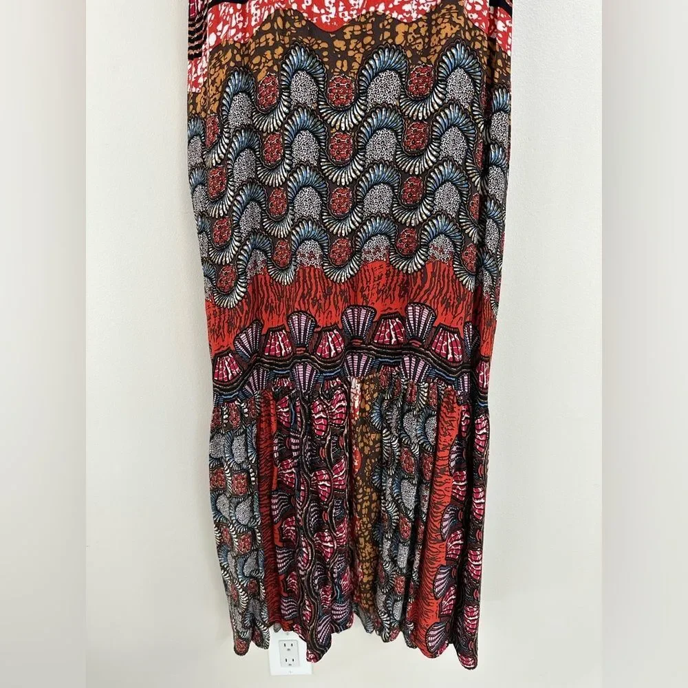 Corey Lynn Calter Doriane Maxi Dress Medium Anthropologie Tiered Boho Festival - Picture 4 of 9